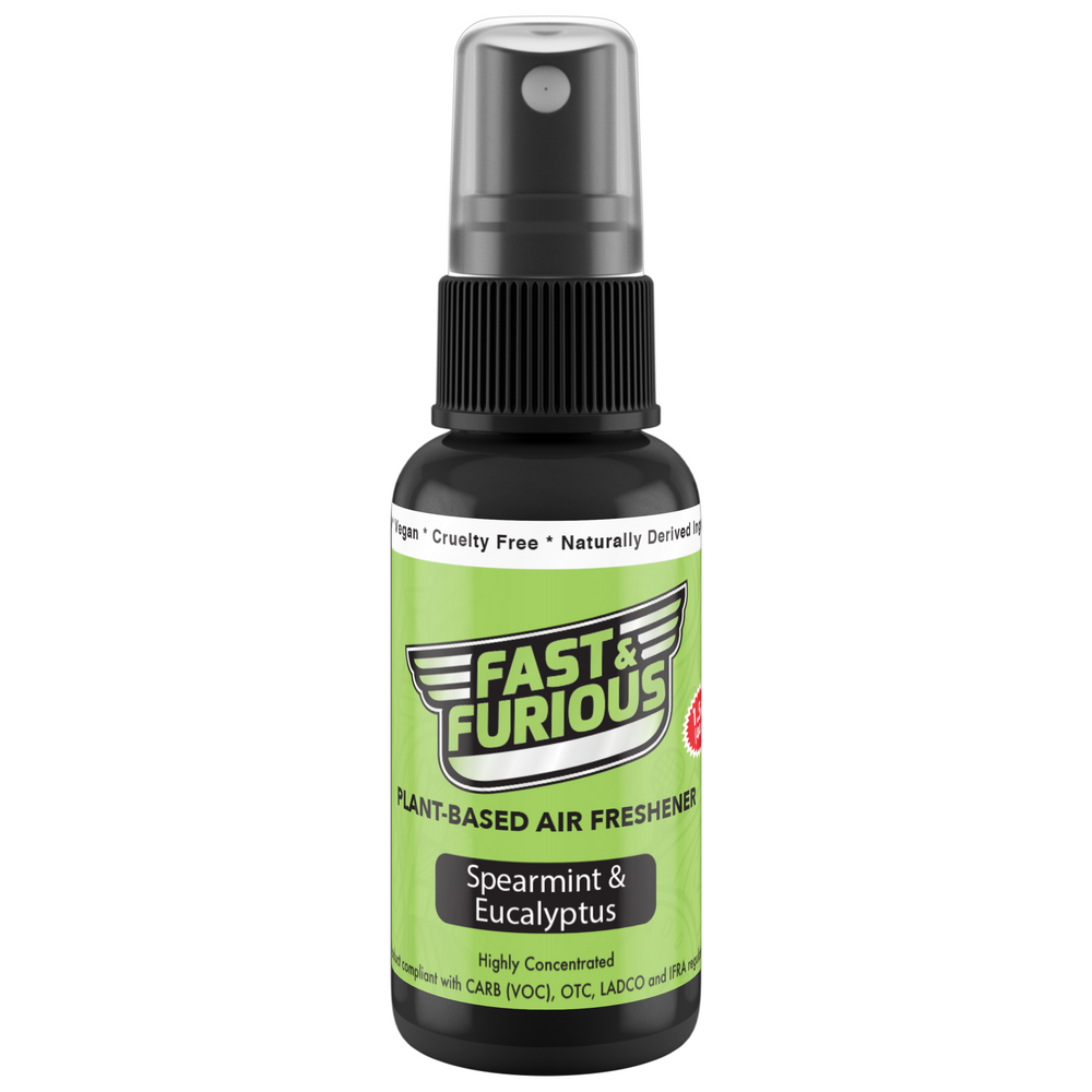 Fast and Furious Plant-Based Air Freshener - Spearmint & Eucalyptus Scent Size: 1.5oz