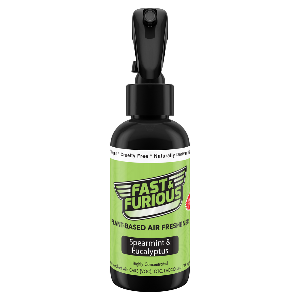 Fast and Furious Plant-Based Air Freshener - Spearmint & Eucalyptus Scent Size: 4oz