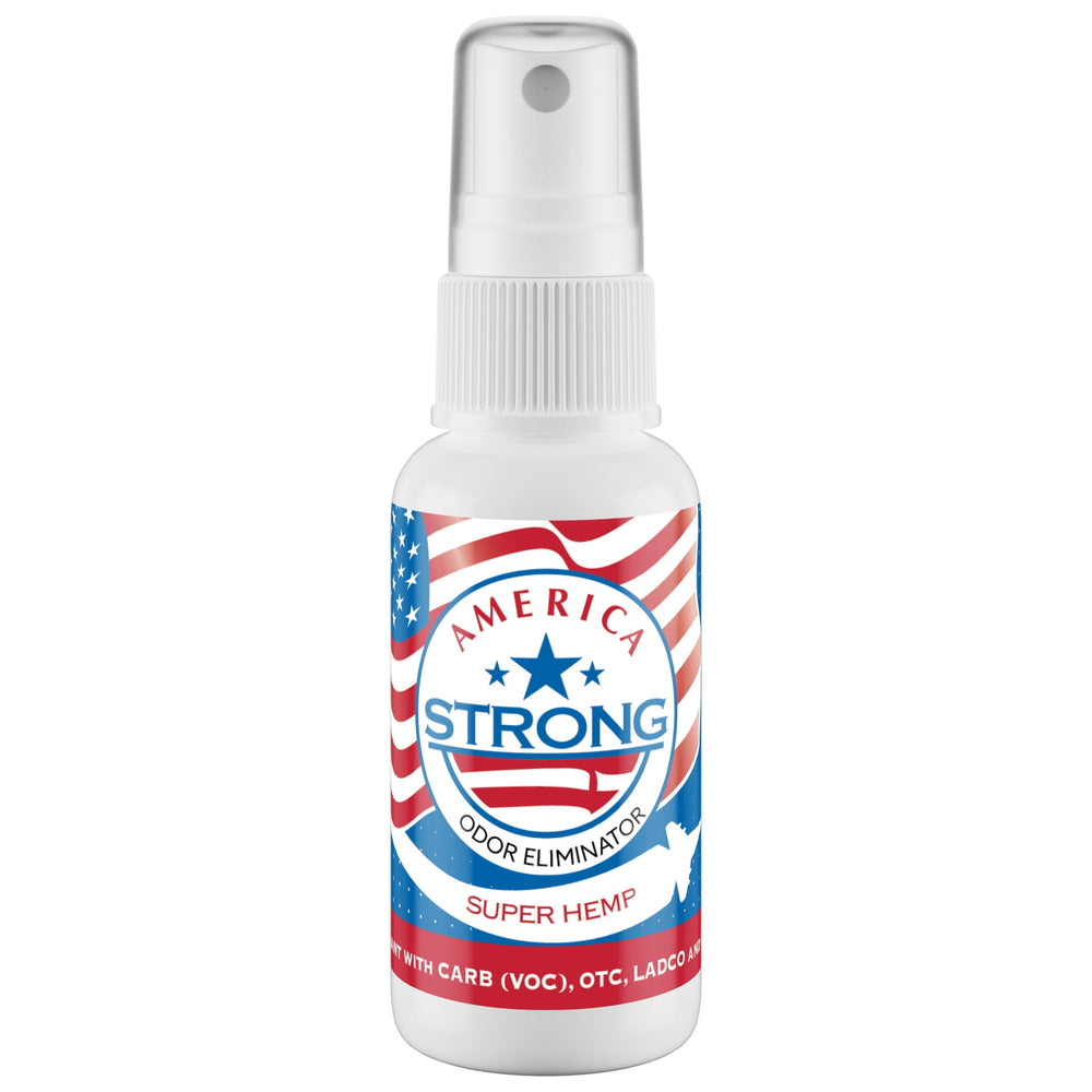 America Strong Odor Eliminator - Super Hemp Scent Size: 1.5oz