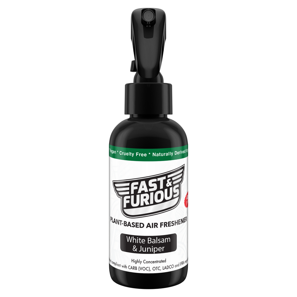 Fast and Furious Plant-Based Air Freshener - White Balsam & Juniper Scent Size: 4oz