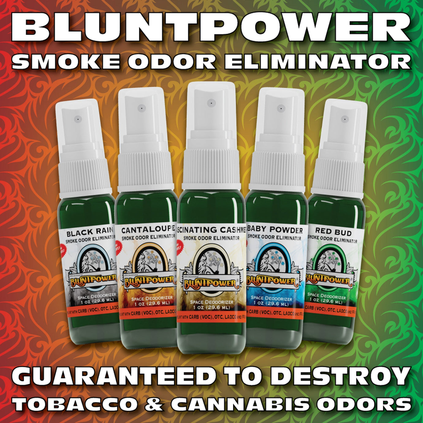 BluntPower Smoke Odor Eliminators are Guaranteed to Destroy Cannabis and Tobacco Odors