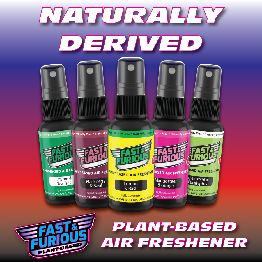 Fast & Furious Plant-Based Essential Oil Room Spray & Air Freshener
