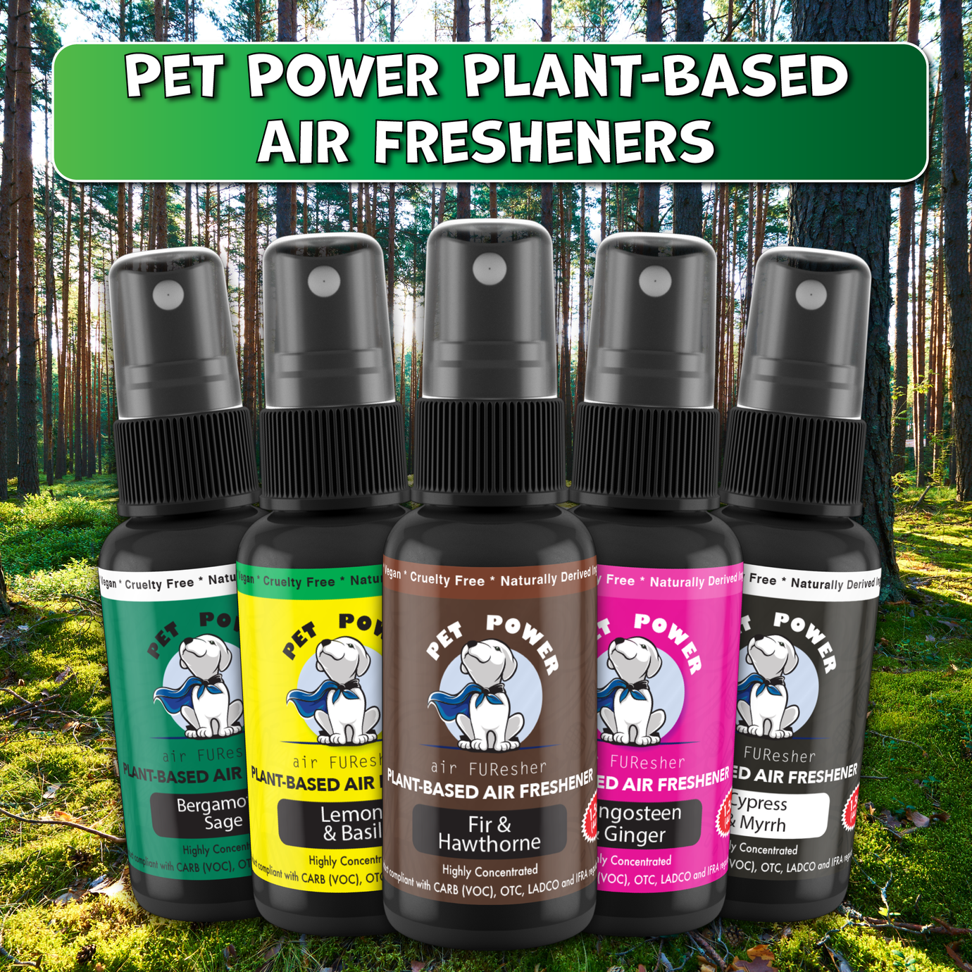 Pet Power Pet Safe Essential Oil Room Spray & Air Freshener