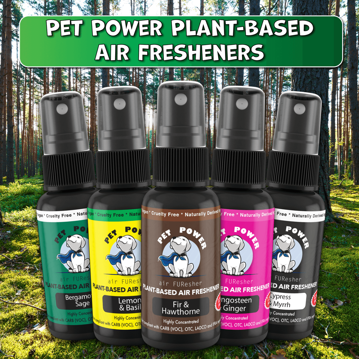 Pet Power Plant-Based Air Freshener