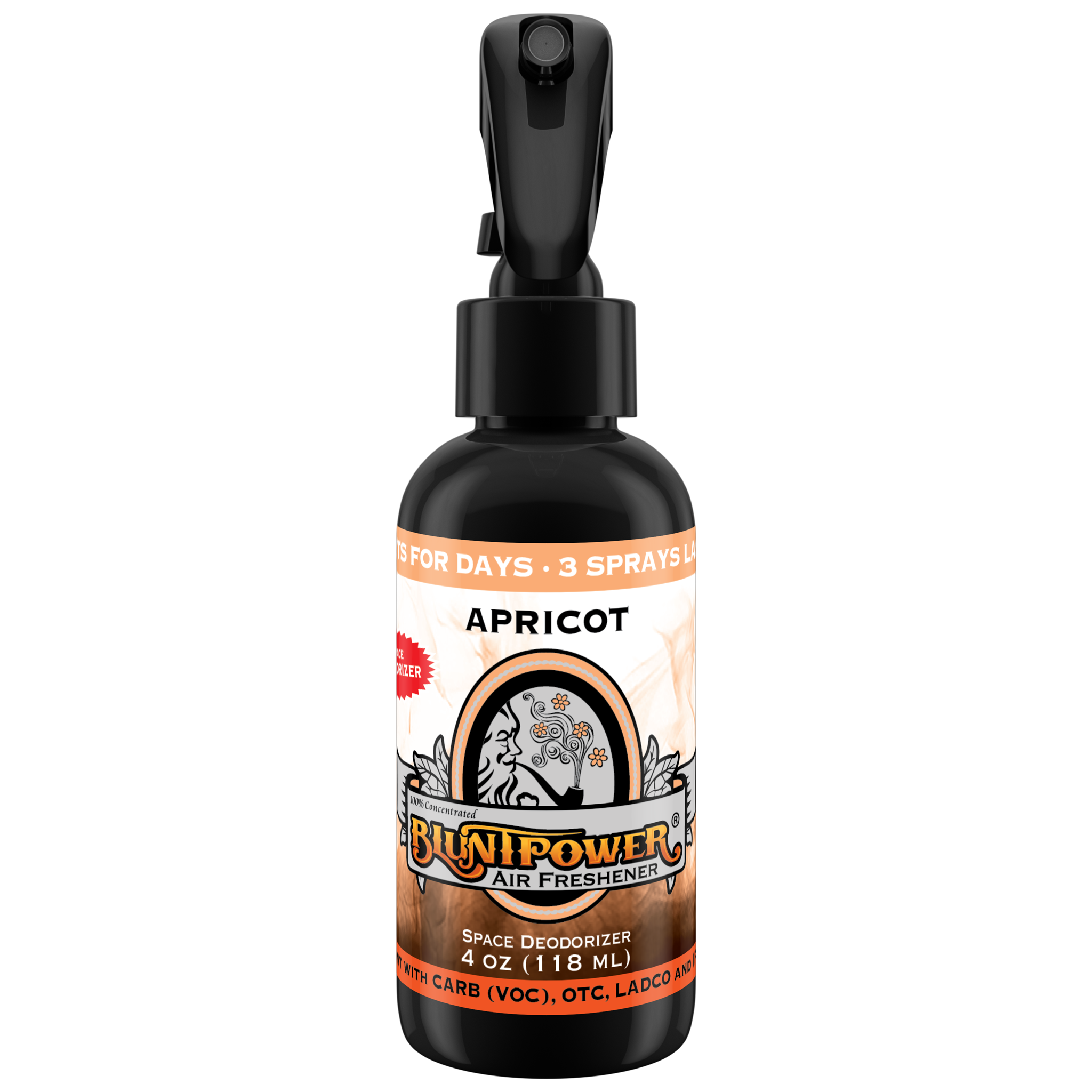 BluntPower Air Freshener - Apricot Scent Size: 4floz