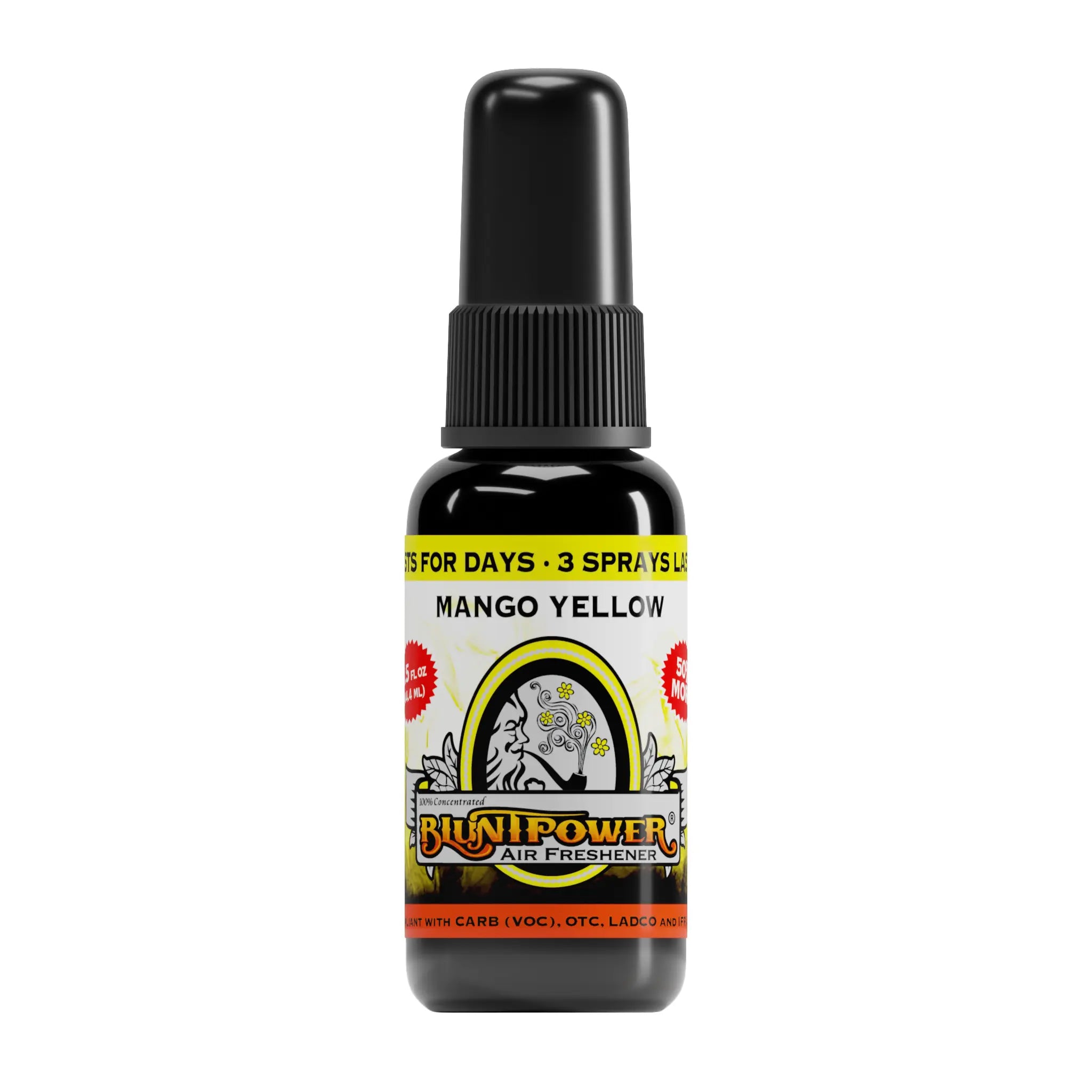 BluntPower Air Freshener - Mango Yellow Scent Size: 1.5floz