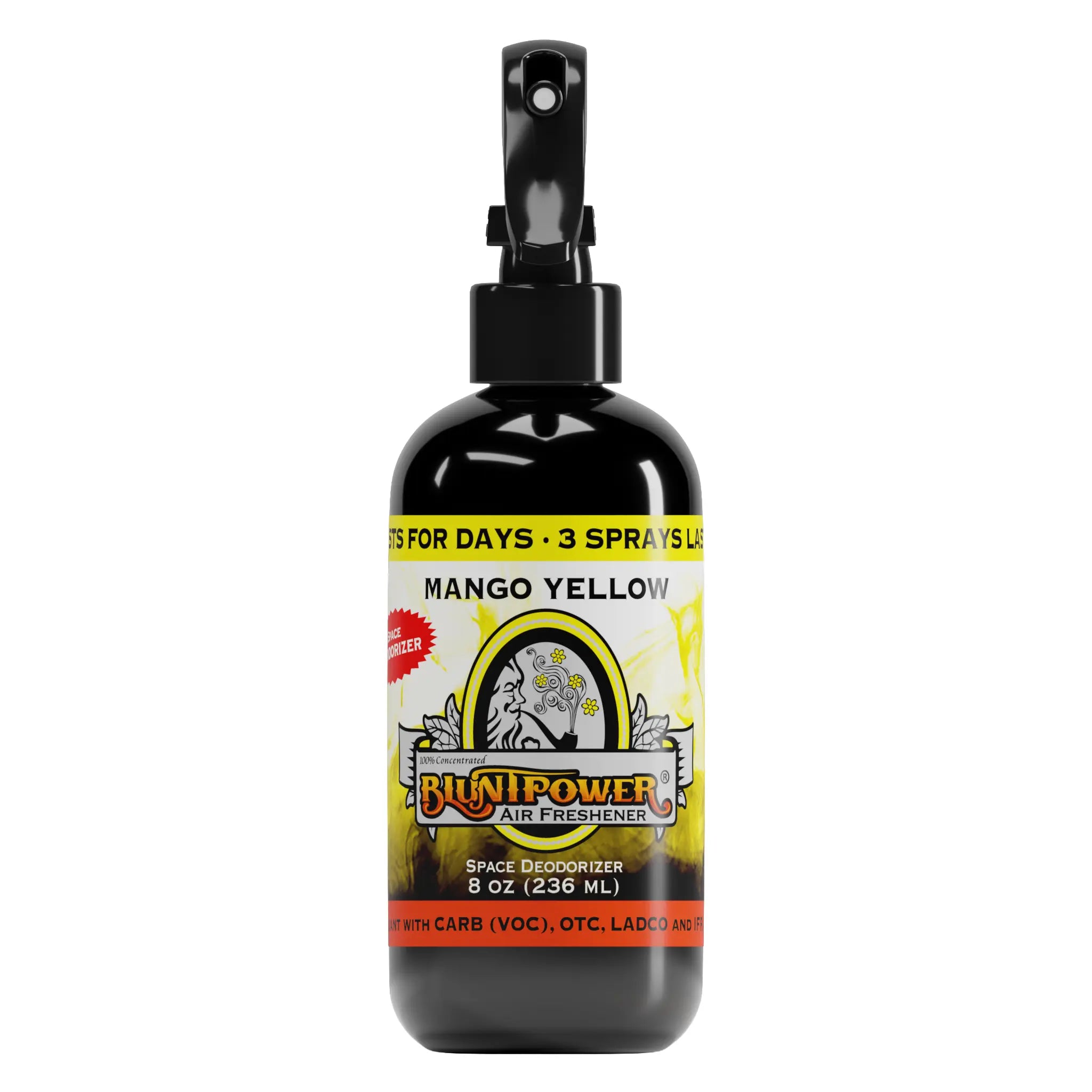 BluntPower Air Freshener - Mango Yellow Scent Size: 8floz
