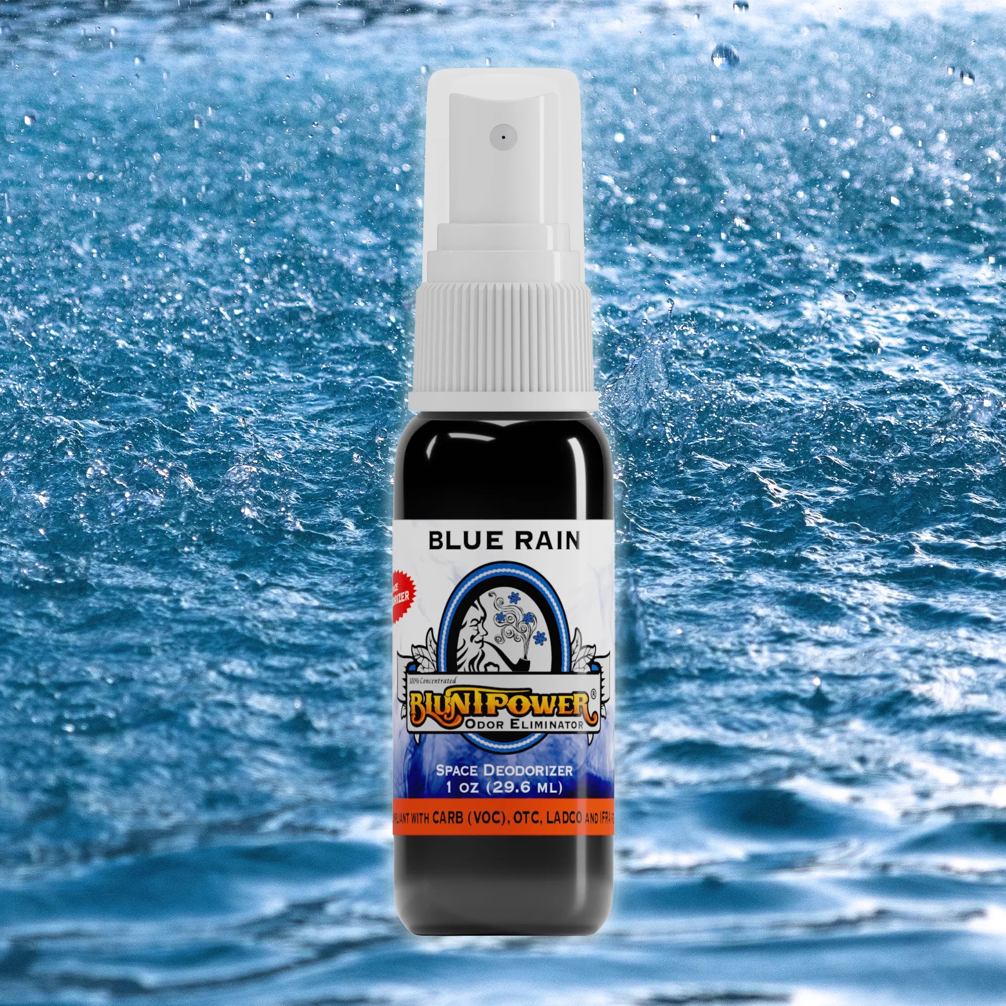BluntPower Odor Eliminator - Blue Rain Scent Size: 1 fl oz Creative