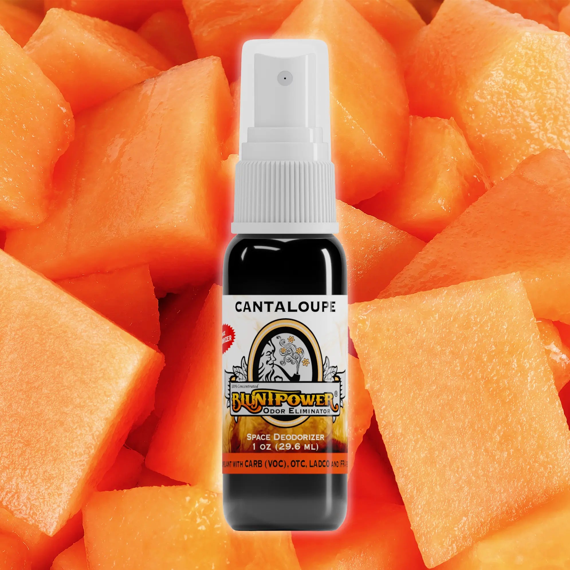 BluntPower Odor Eliminator - Cantaloupe Scent Size: 1 fl oz Creative