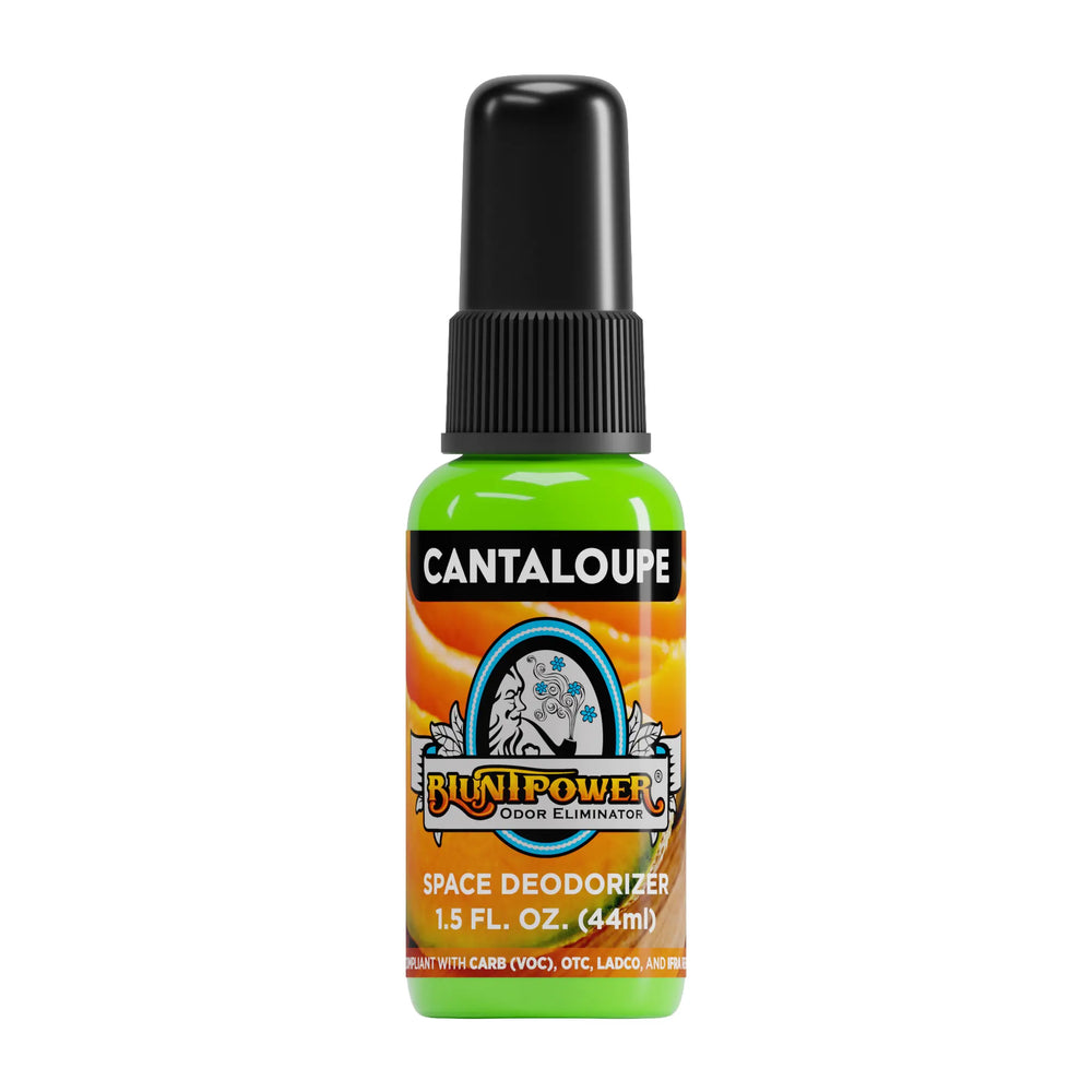 Bluntpower HYDRO Odor Eliminator Spray, 1.5 fl. oz. (44ml), Cantaloupe Scent
