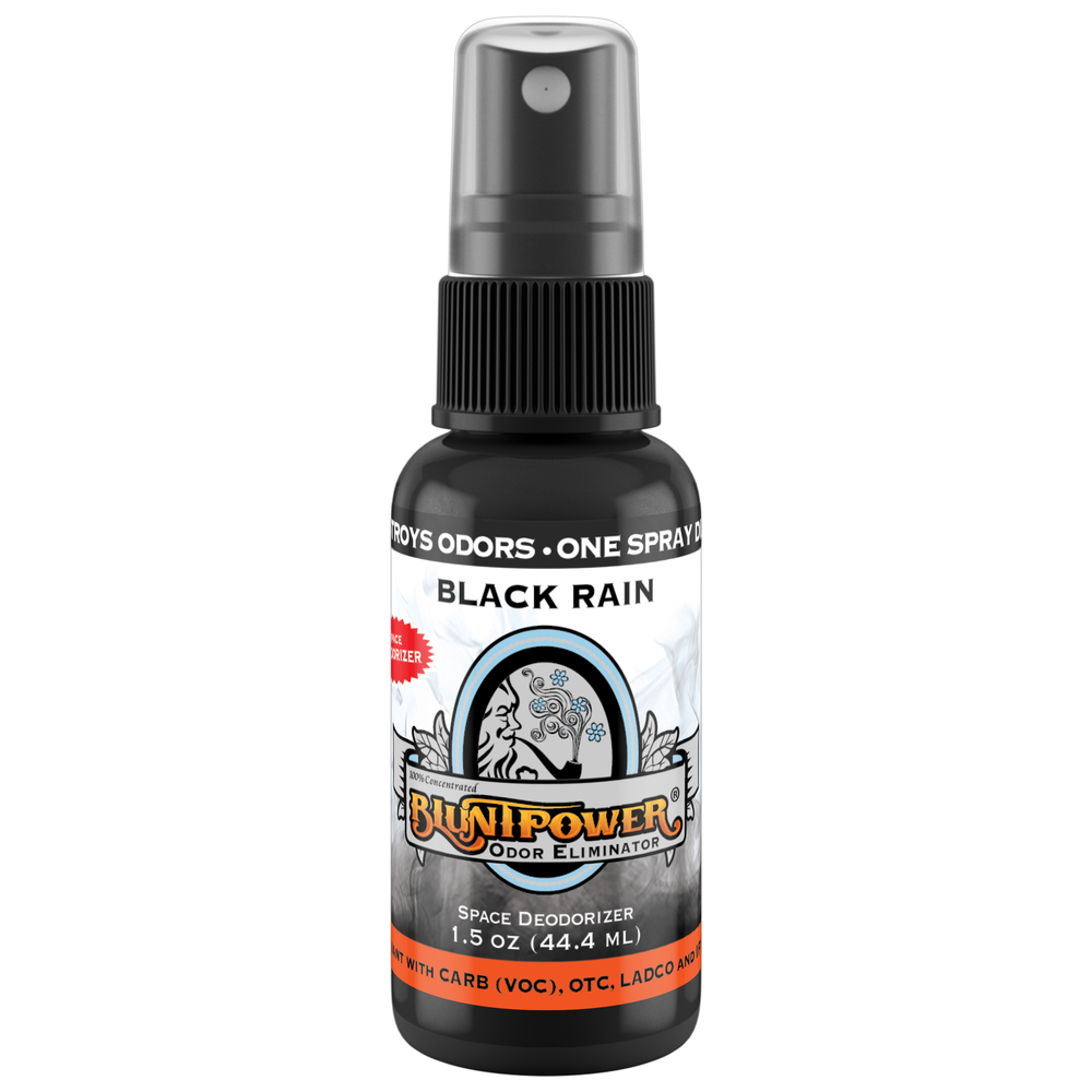 BluntPower Odor Eliminator - Black Rain Scent Size: 1.5fl oz