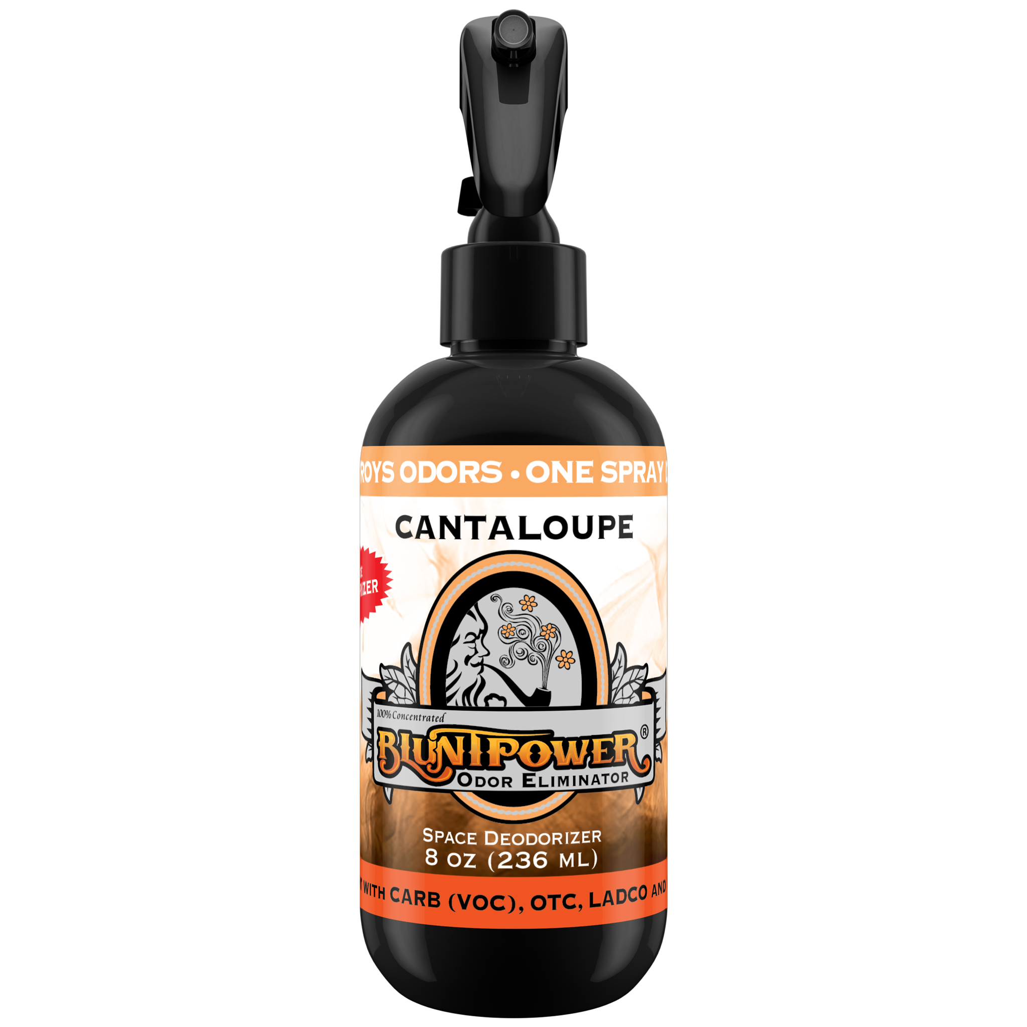 BluntPower Odor Eliminator - Cantaloupe Scent Size: 8 fl oz