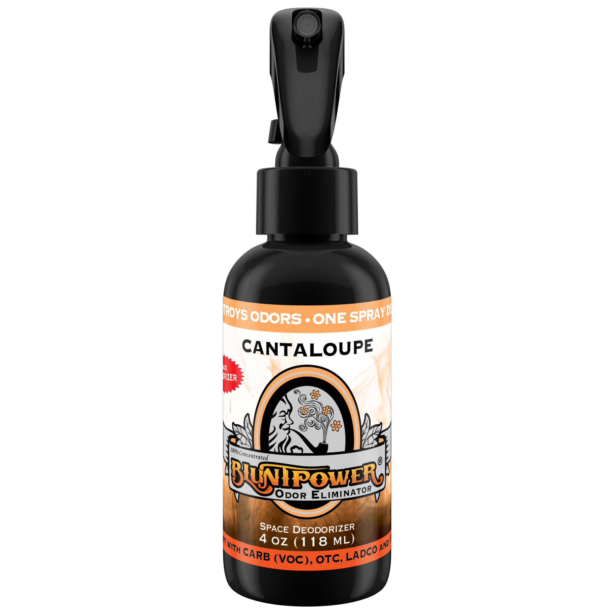 BluntPower Odor Eliminator - Cantaloupe Scent Size: 4 fl oz