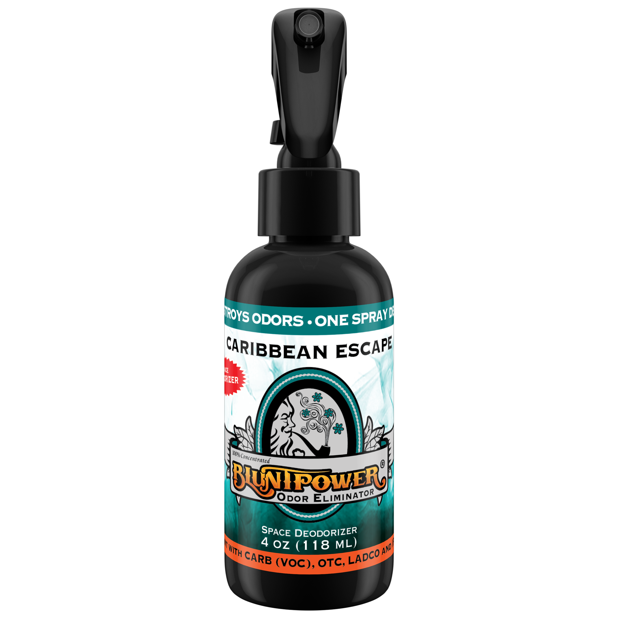 BluntPower Odor Eliminator - Caribbean Escape Scent Size: 4 fl oz