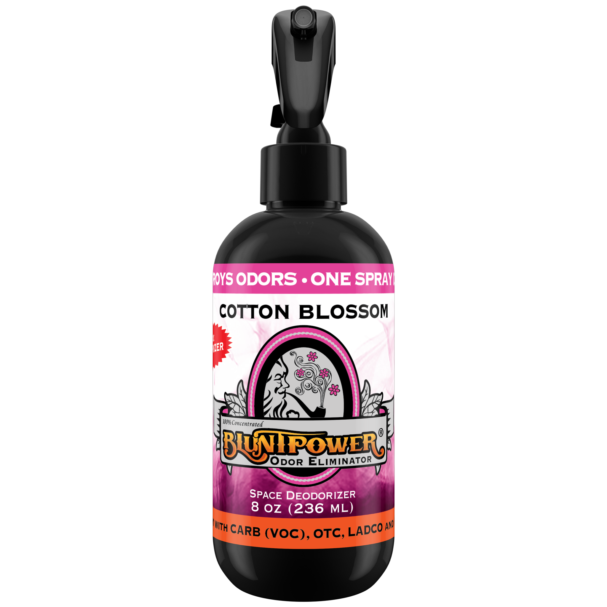 BluntPower Odor Eliminator - Cotton Blossom Scent Size: 8 fl oz