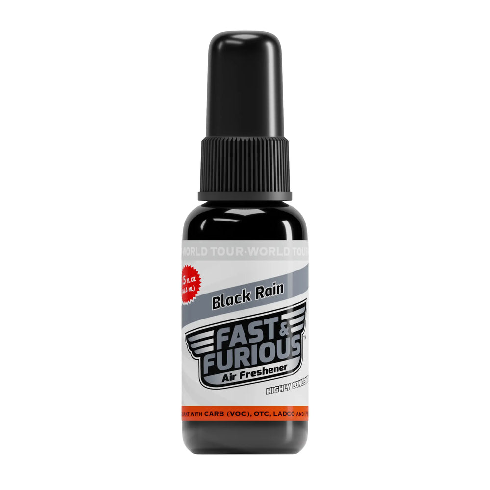 Fast and Furious Air Freshener - Black Rain Scent Size: 1.5oz
