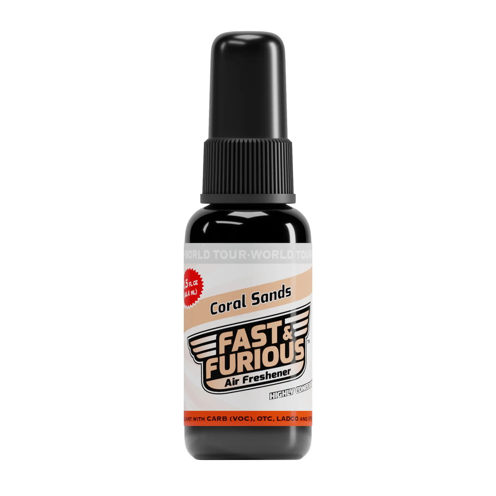 Fast and Furious Air Freshener - Coral Sands Scent Size: 1.5oz