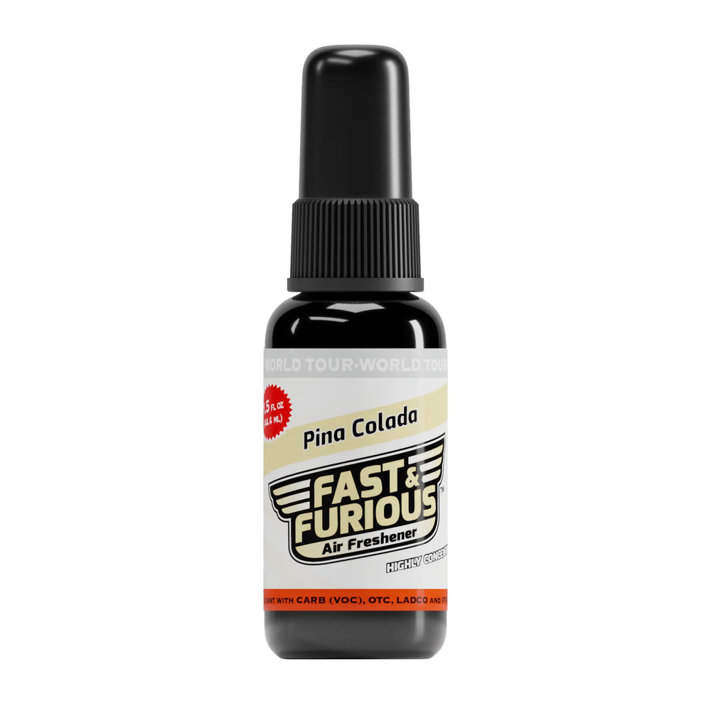Fast and Furious Air Freshener - Pina Colada Scent Size: 1.5oz