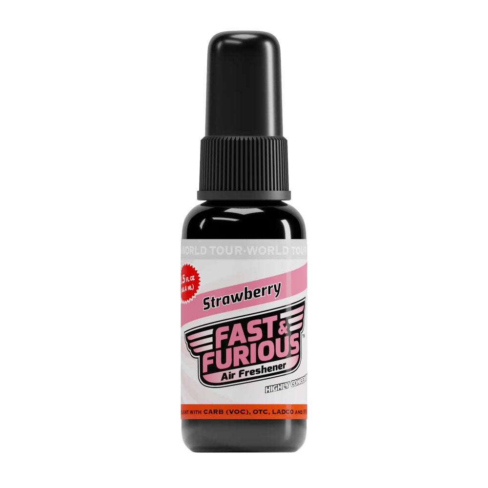 Fast and Furious Air Freshener - Strawberry Scent Size: 1.5oz