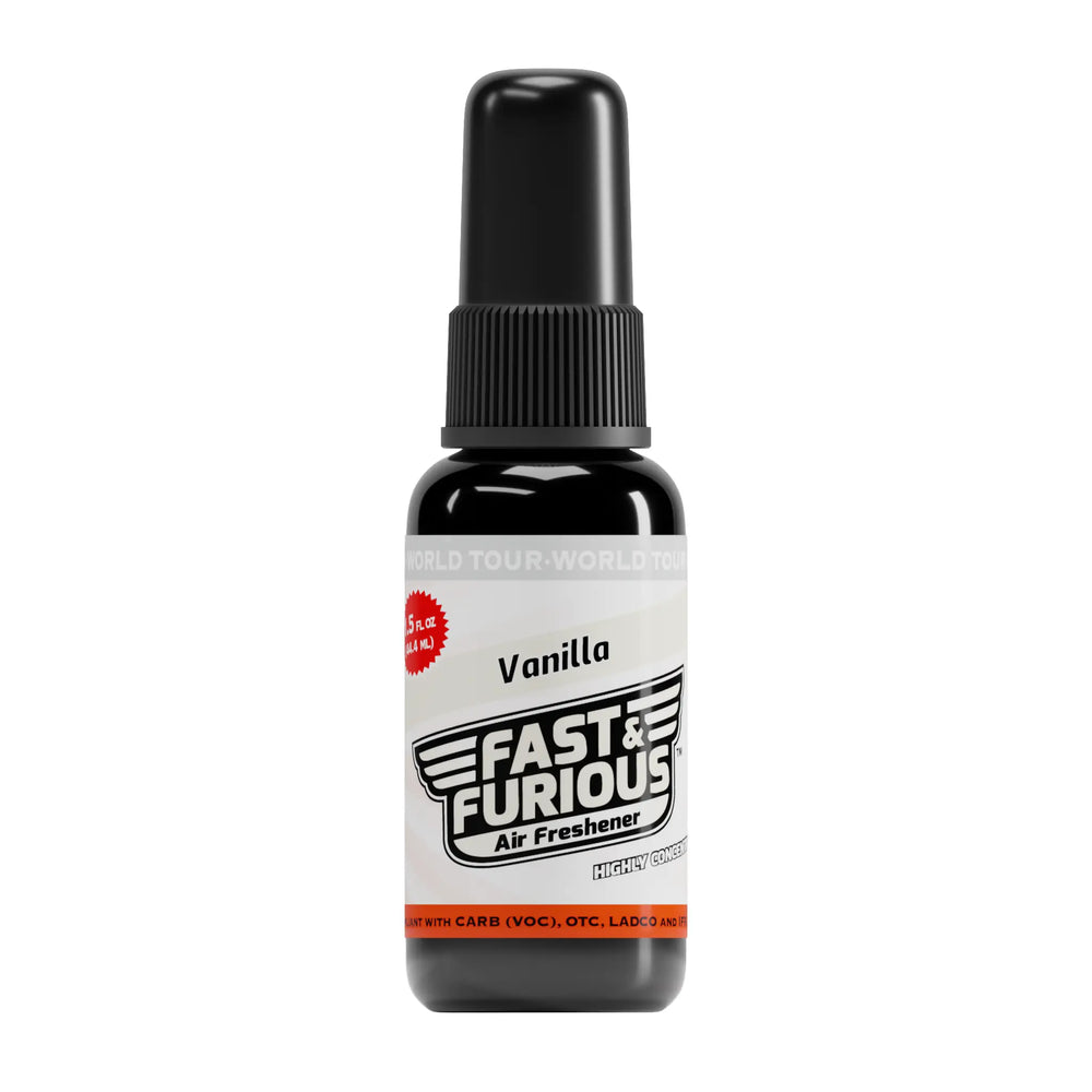 Fast and Furious Air Freshener - Vanilla Scent Size: 1.5oz
