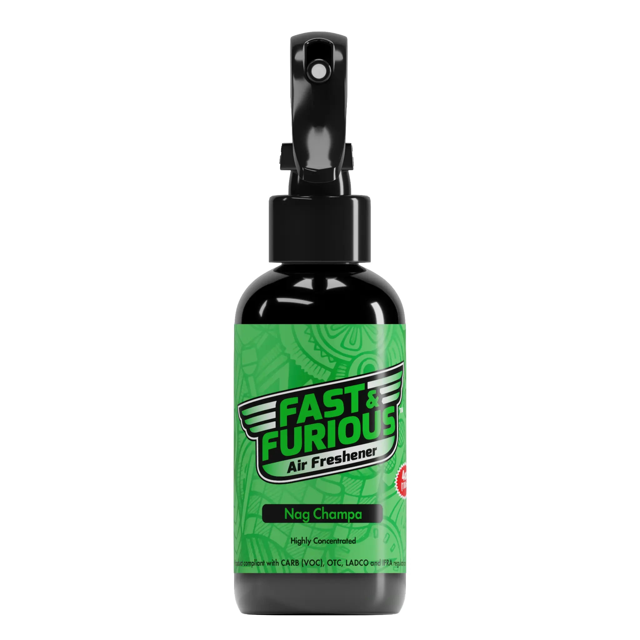 Fast and Furious Air Freshener - Nag Champa Scent Size: 4oz