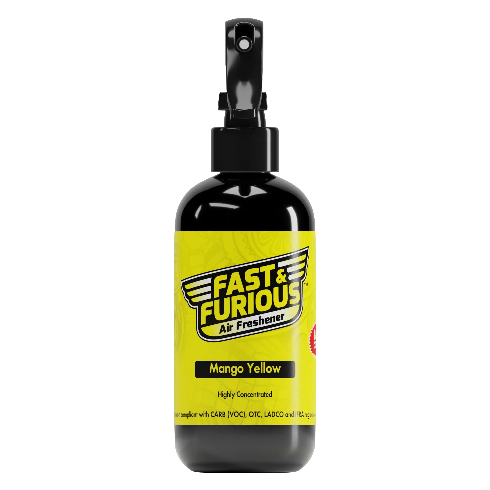 Fast and Furious Air Freshener - Mango Yellow Scent Size: 8oz