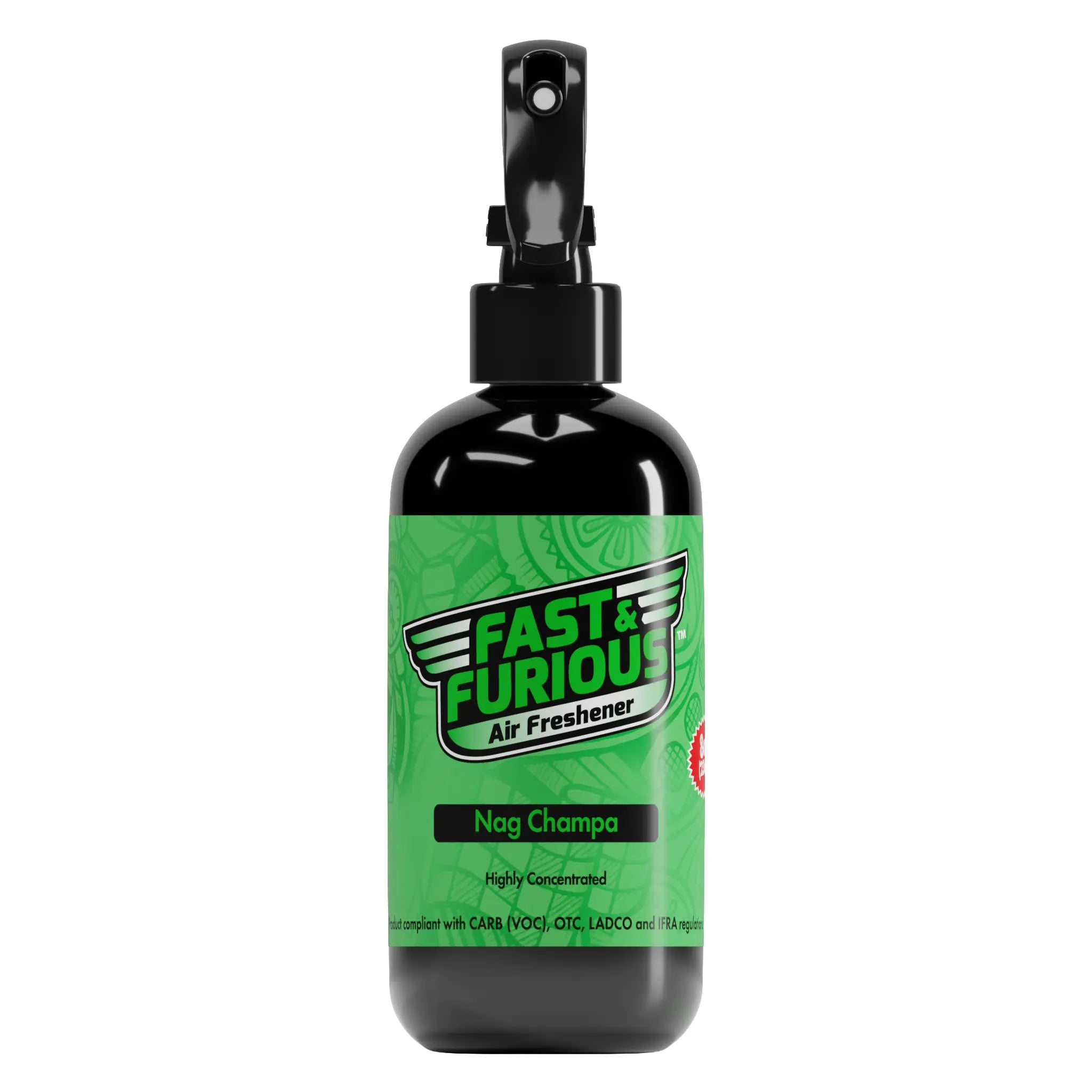 Fast and Furious Air Freshener - Nag Champa Scent Size: 8oz