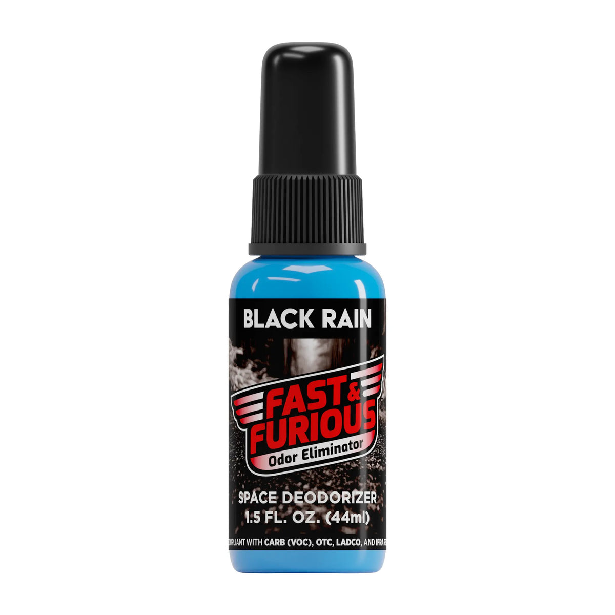 Fast & Furious HYDRO Odor Eliminator Spray, 1.5 fl. oz. (44ml), Black Rain Scent