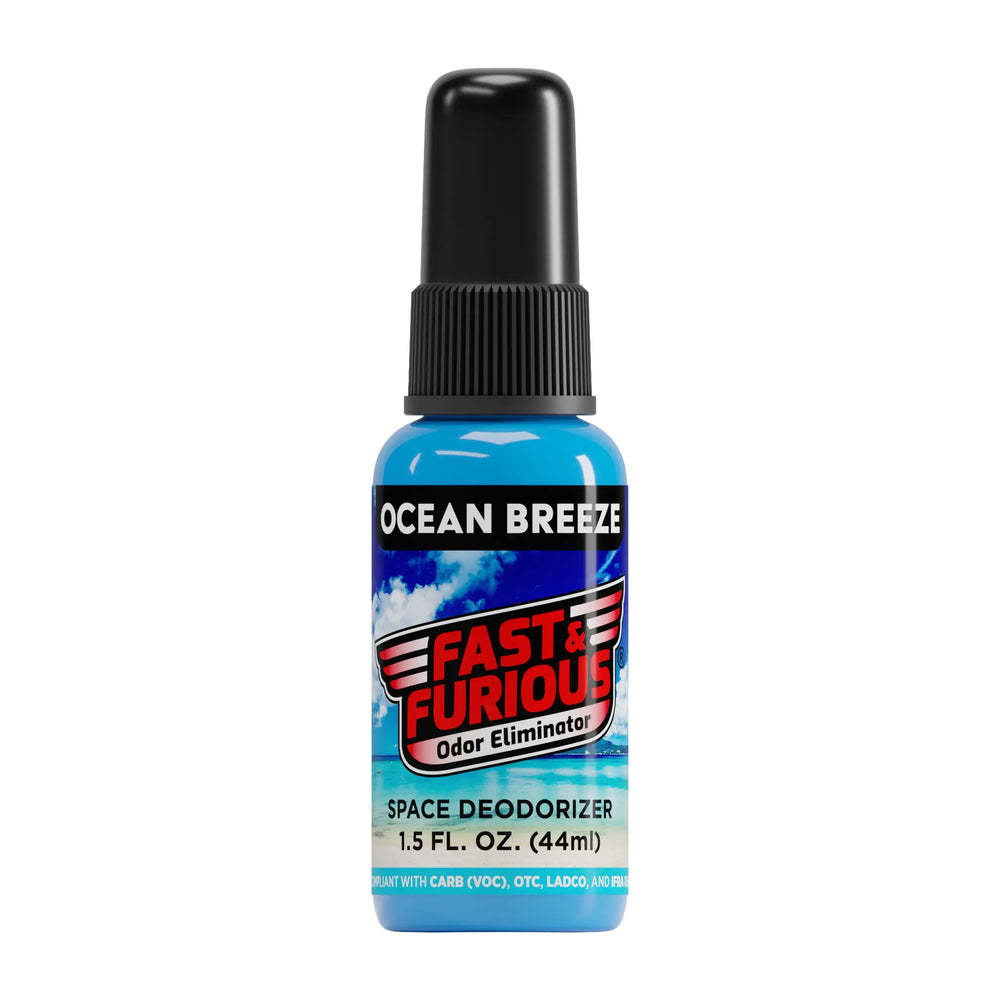 Fast & Furious HYDRO Odor Eliminator, 1.5 fl. oz. (44ml), Ocean Breeze Scent