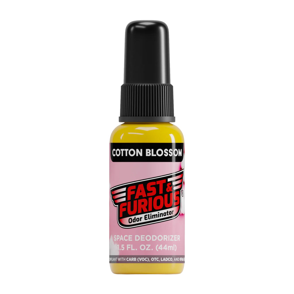Fast & Furious HYDRO Odor Eliminator, 1.5 fl. oz. (44ml), Cotton Blossom Scent