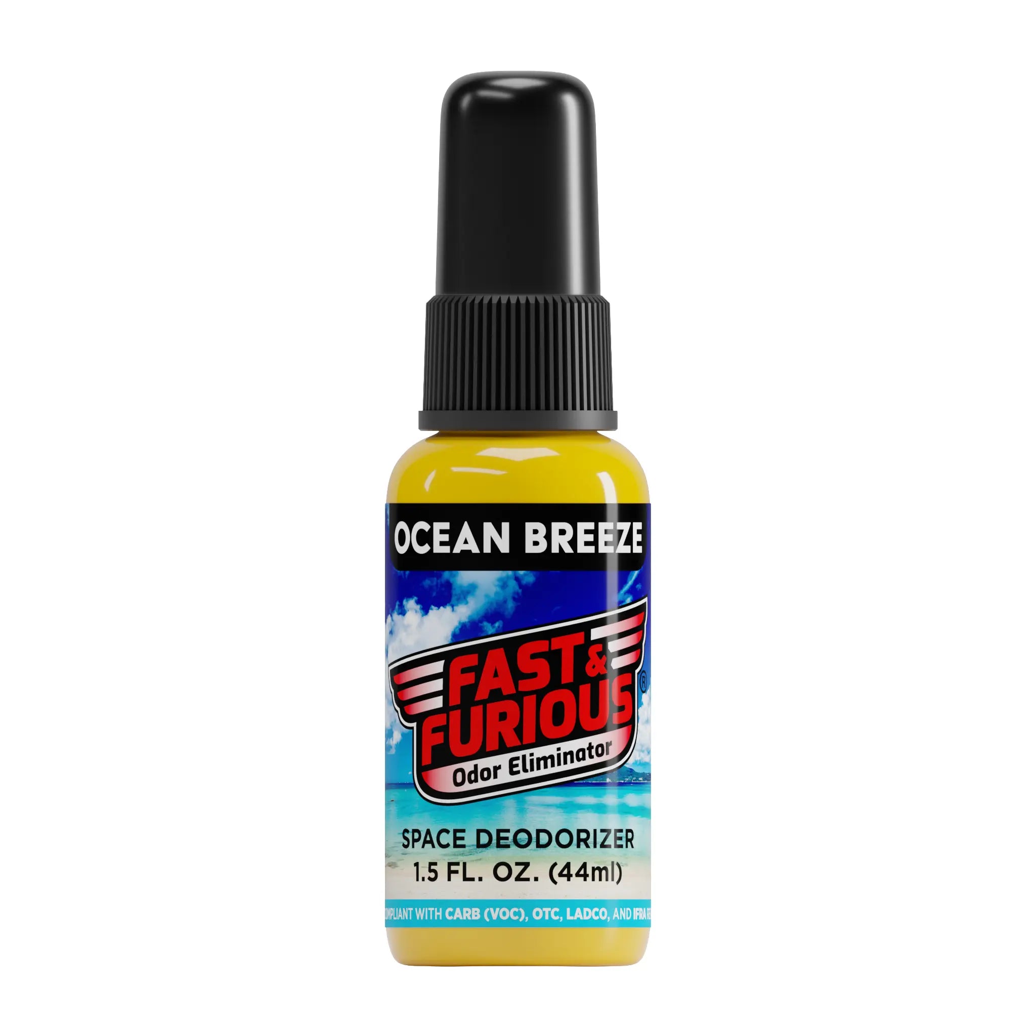 Fast & Furious HYDRO Odor Eliminator, 1.5 fl. oz. (44ml), Ocean Breeze Scent