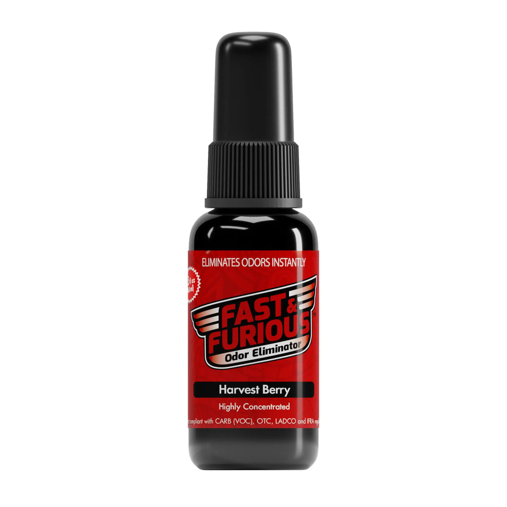 Fast and Furious Odor Eliminator - Harvest Berry Scent Size: 1.5 fl oz
