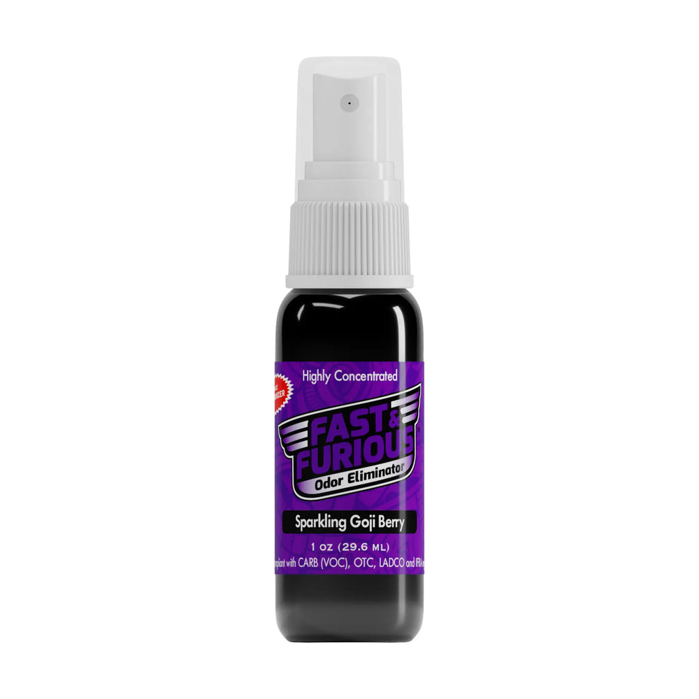 Fast and Furious Odor Eliminator - Sparkling Goji Berry Scent Size: 1 fl oz