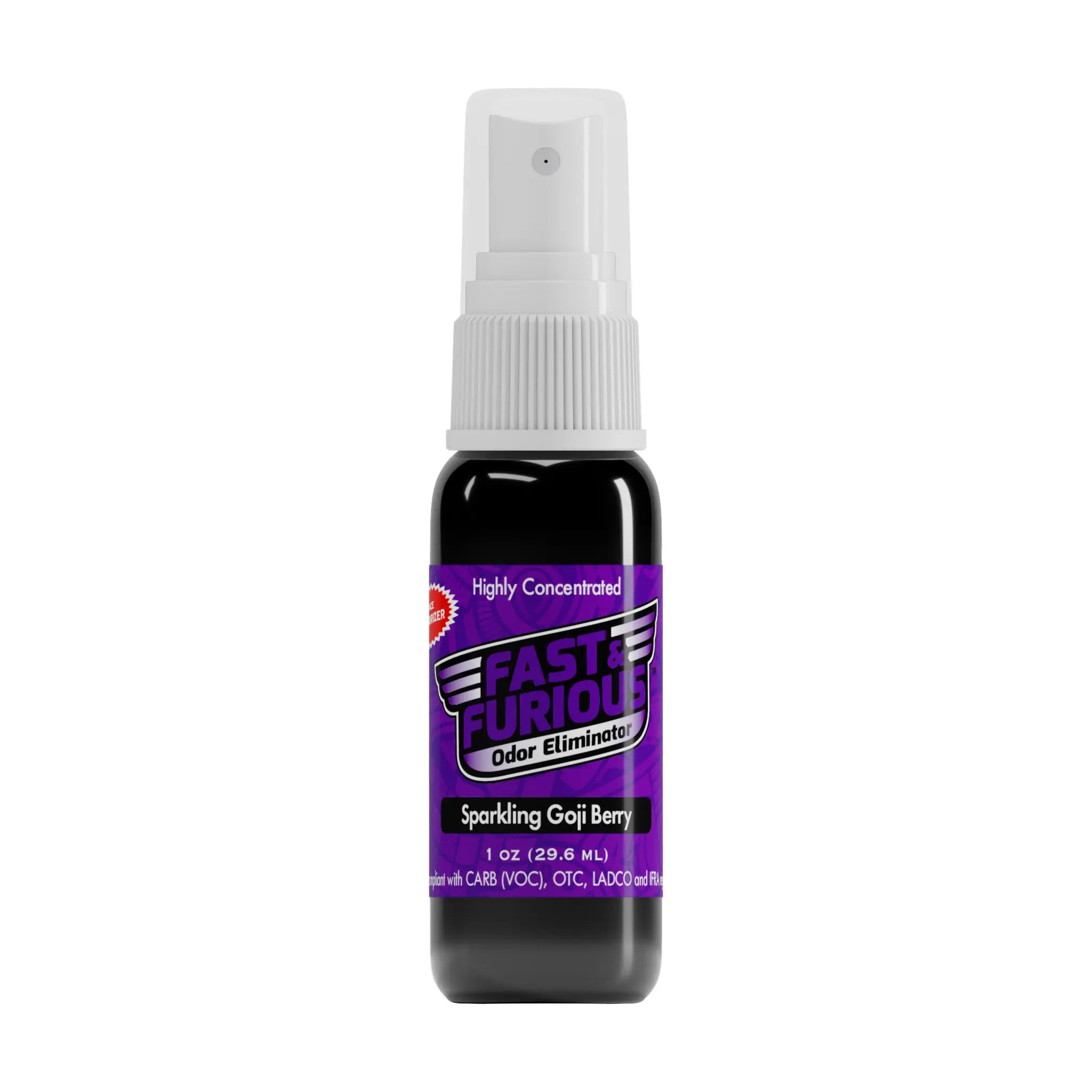 Fast and Furious Odor Eliminator - Sparkling Goji Berry Scent Size: 1 fl oz