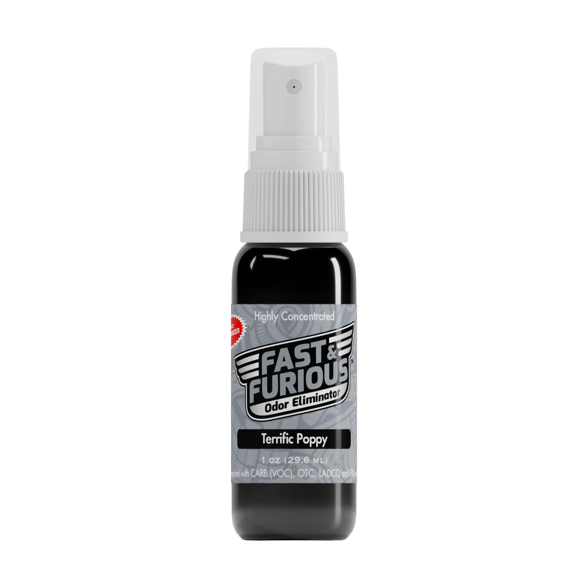 Fast and Furious Odor Eliminator - Terrific Poppy Scent Size: 1 fl oz