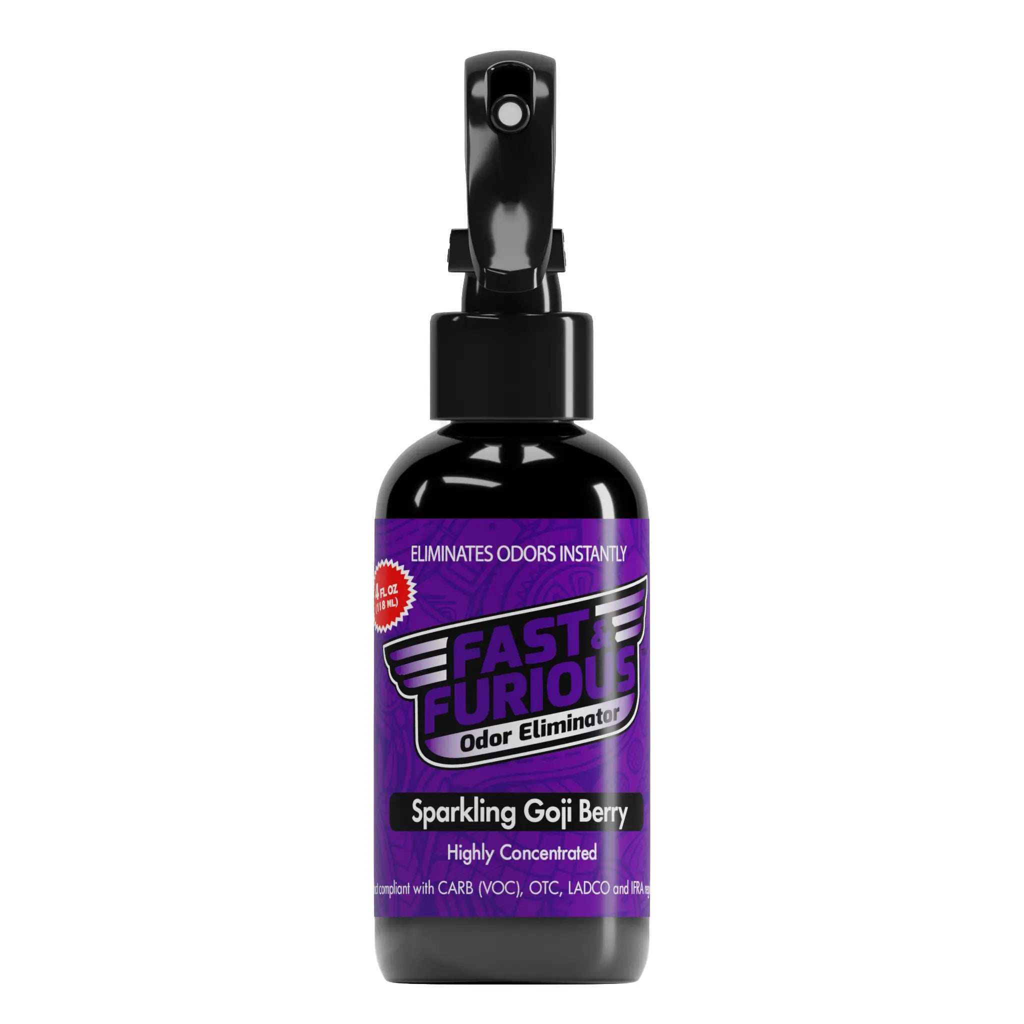 Fast and Furious Odor Eliminator - Sparkling Goji Berry Scent Size: 4 fl oz