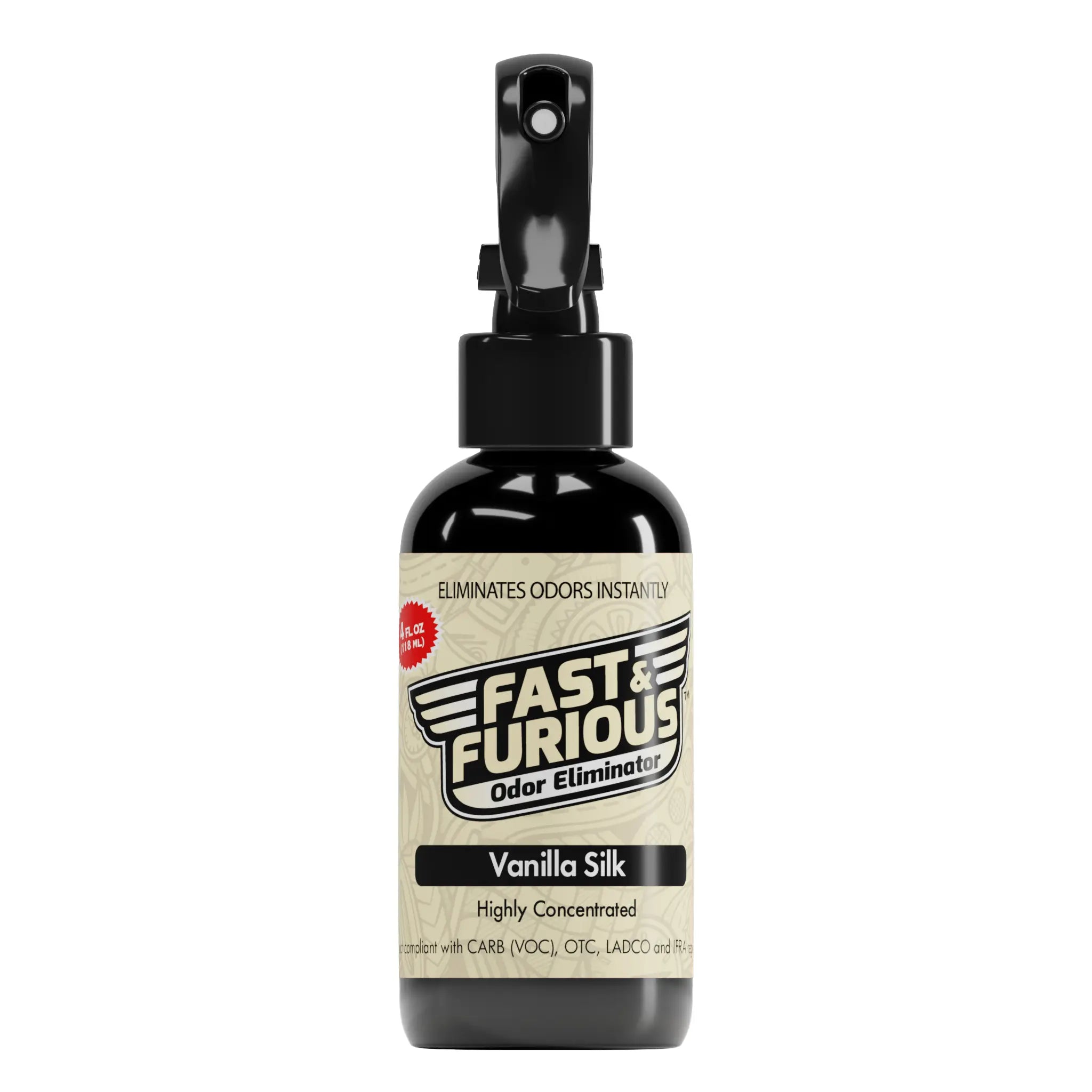 Fast and Furious Odor Eliminator - Vanilla Silk Scent Size: 4 fl oz
