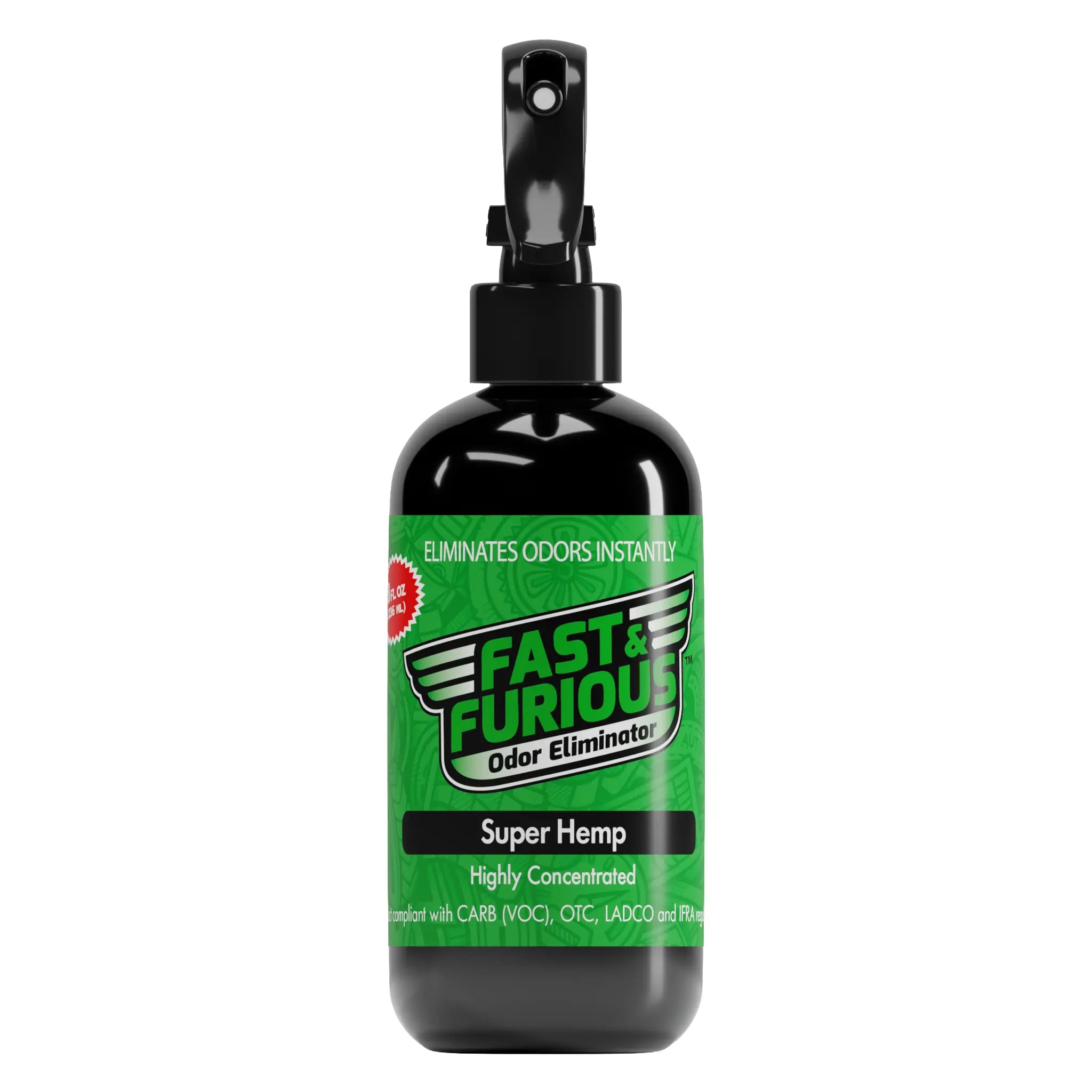 Fast and Furious Odor Eliminator - Super Hemp Scent Size: 8 fl oz