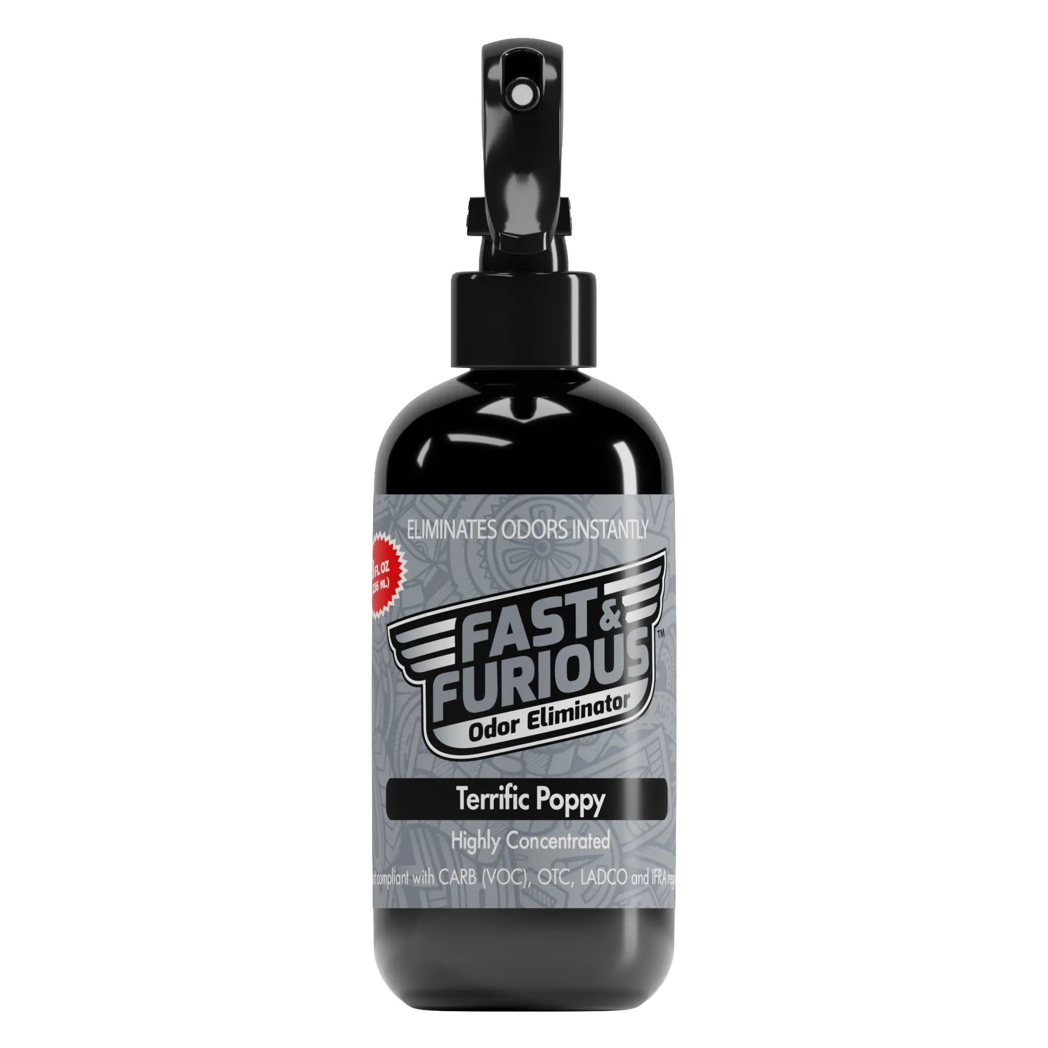 Fast and Furious Odor Eliminator - Terrific Poppy Scent Size: 8 fl oz