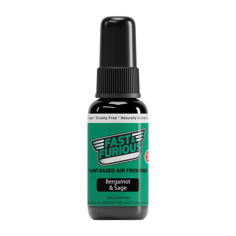 Fast and Furious Plant-Based Air Freshener - Bergamot & Sage Scent
