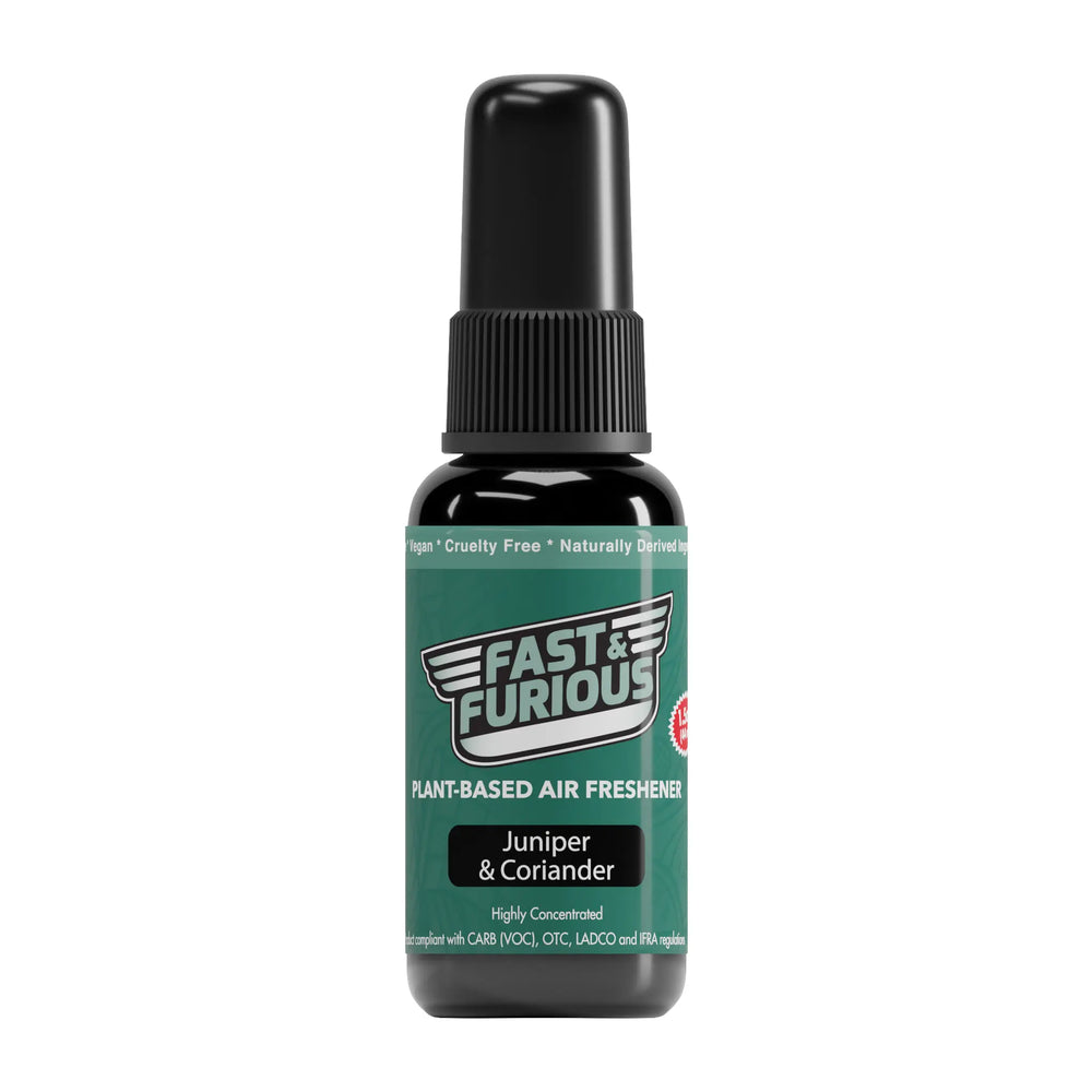 Fast and Furious Plant-Based Air Freshener - Juniper & Coriander Scent