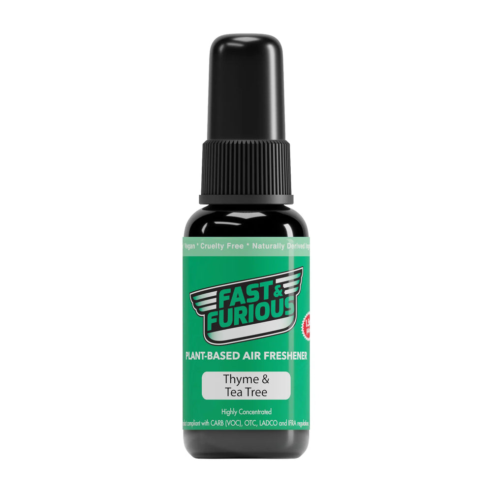 Fast and Furious Plant-Based Air Freshener - Thyme & Tea Tree Scent