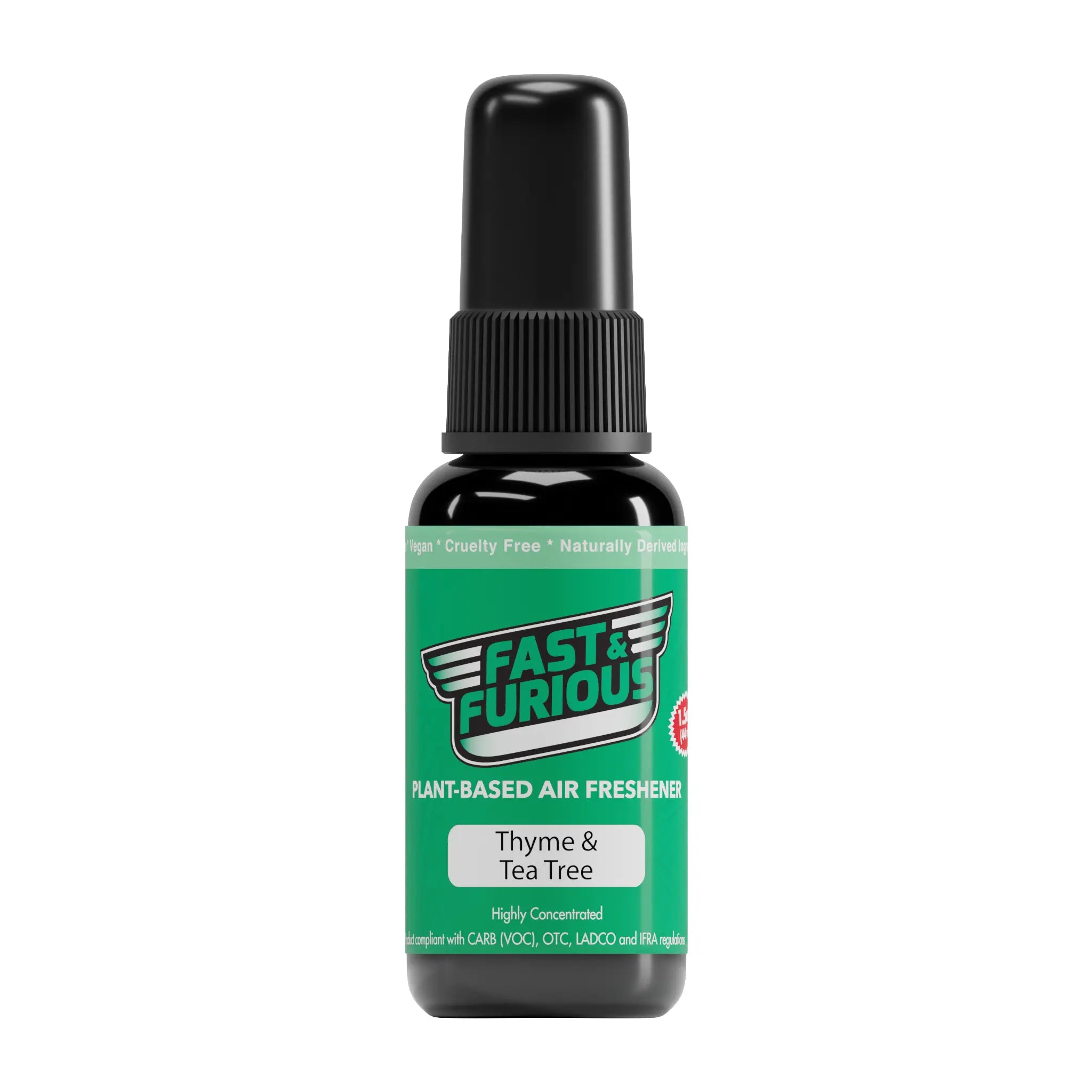 Fast and Furious Plant-Based Air Freshener - Thyme & Tea Tree Scent