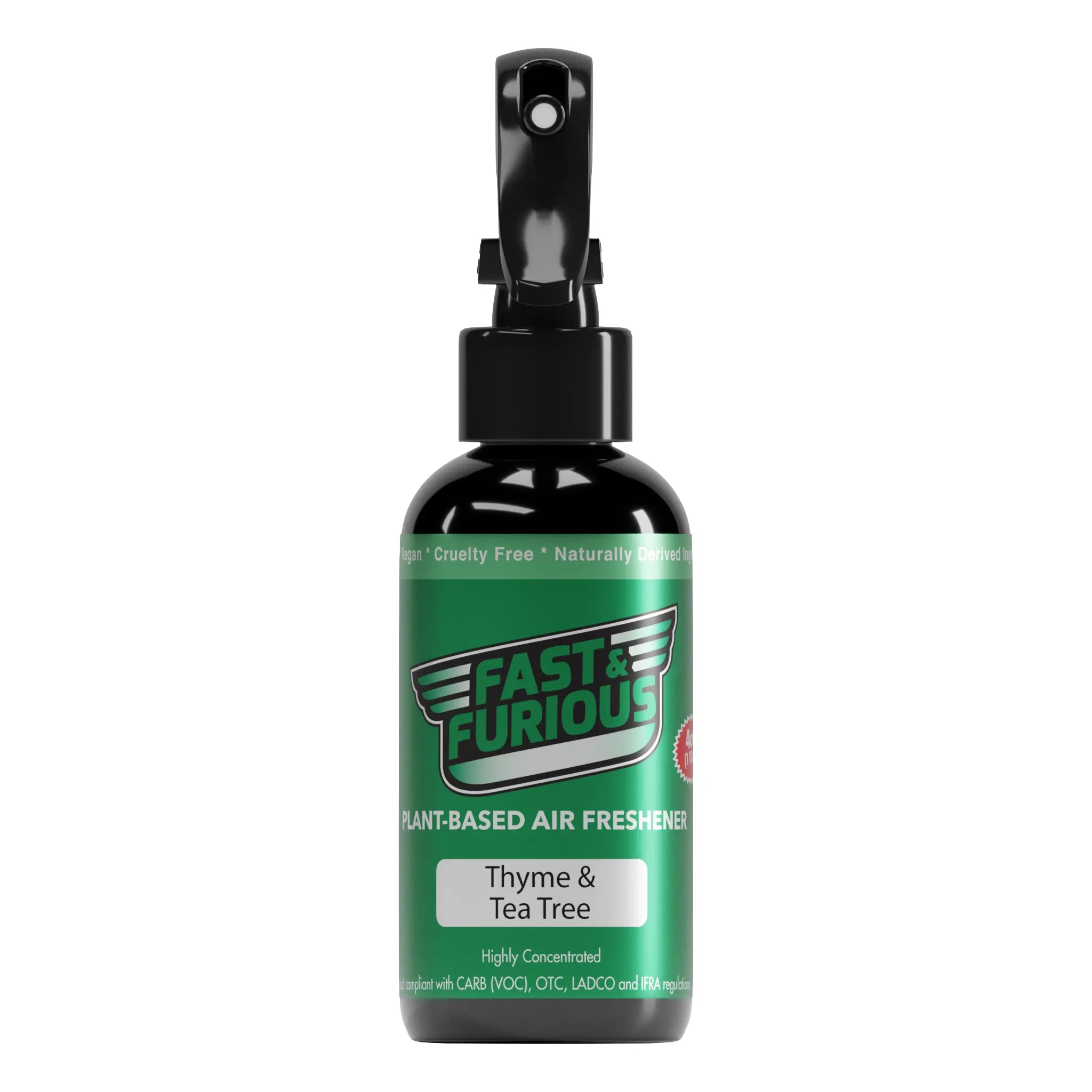 Fast and Furious Plant-Based Air Freshener - Thyme & Tea Tree Scent