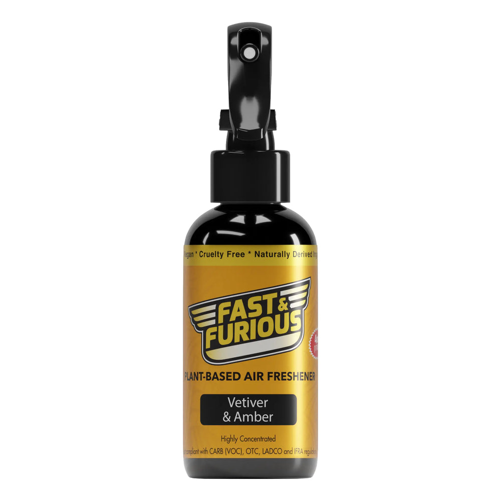 Fast and Furious Plant-Based Air Freshener - Vetiver & Amber Scent