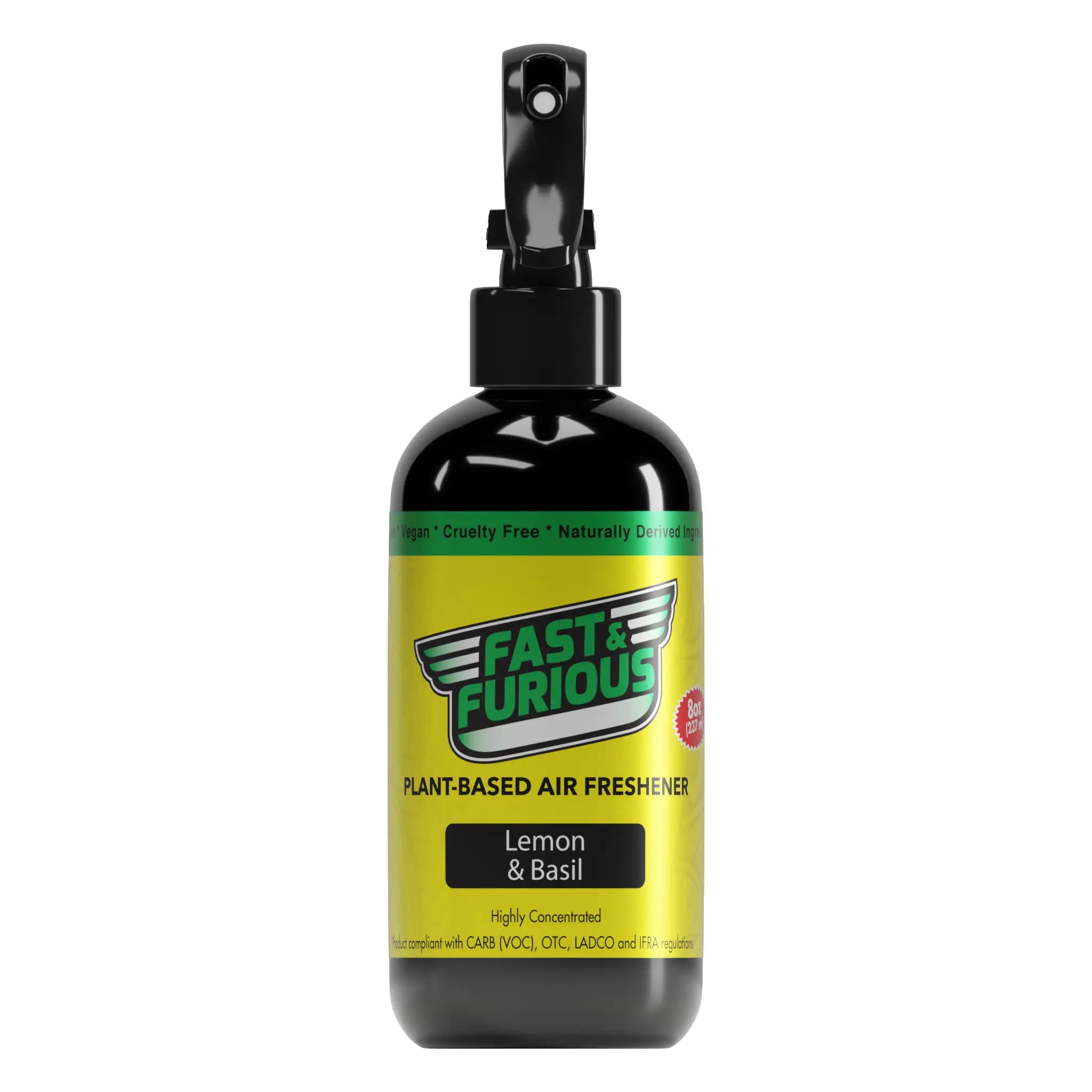 Fast and Furious Plant-Based Air Freshener - Lemon & Basil Scent