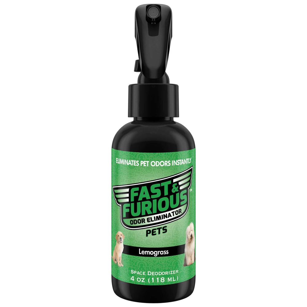 Fast and Furious Pets Odor Eliminator - Lemongrass Scent Size: 4 fl oz