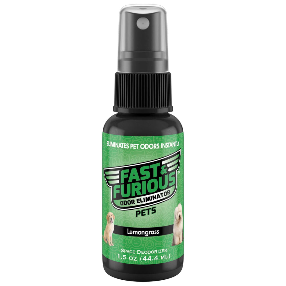 Fast and Furious Pets Odor Eliminator - Lemongrass Scent Size: 1.5 fl oz
