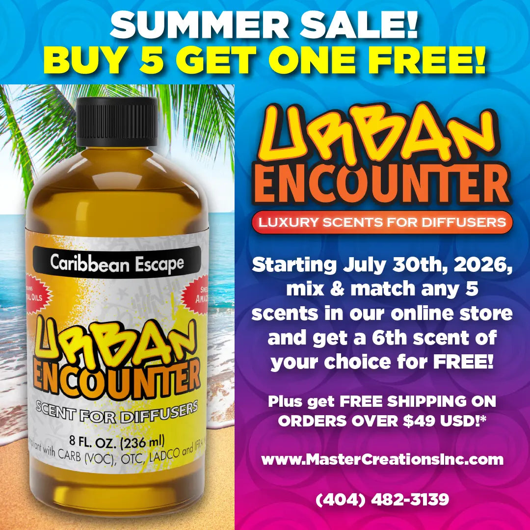 SQUARE BANNER - Summer Sale, Buy 5 Diffuser Oils, Get One Free