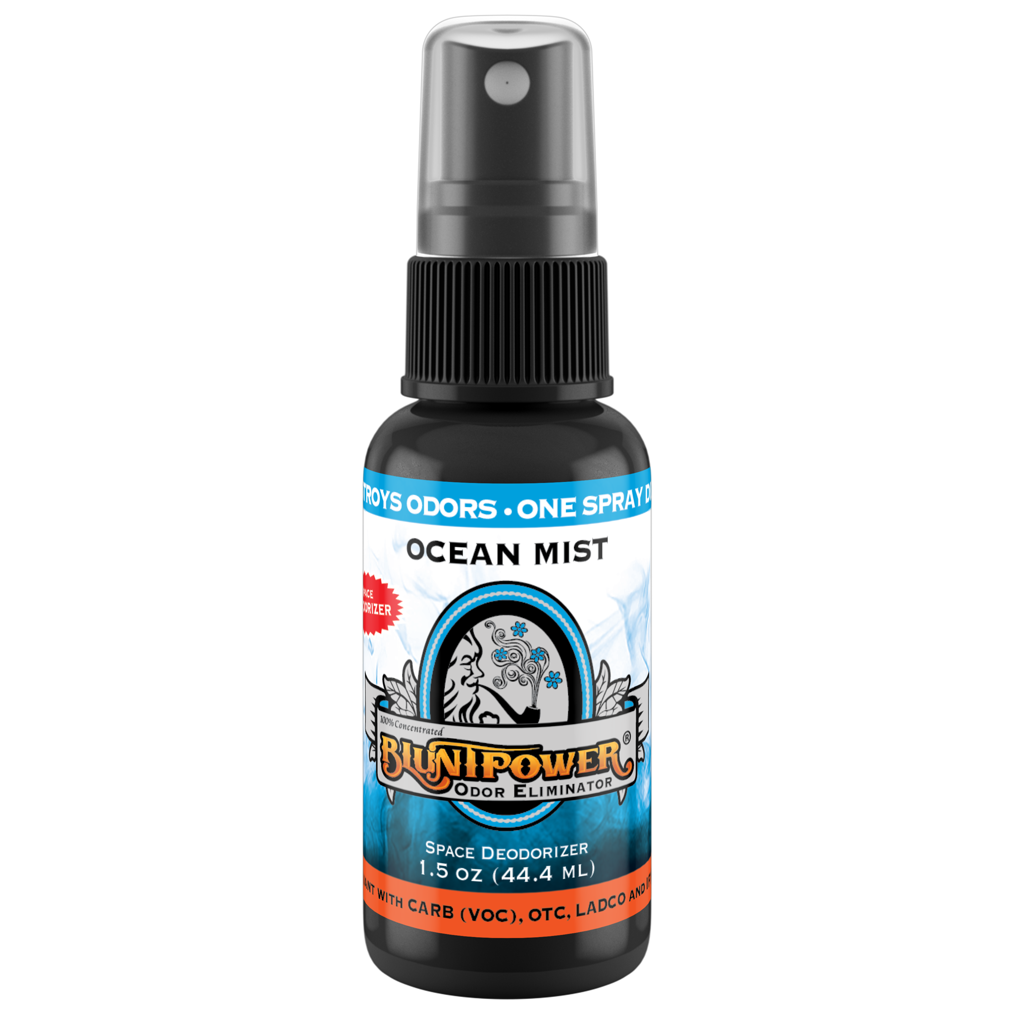 BluntPower Odor Eliminator - Ocean Mist Scent Size: 1.5 fl oz
